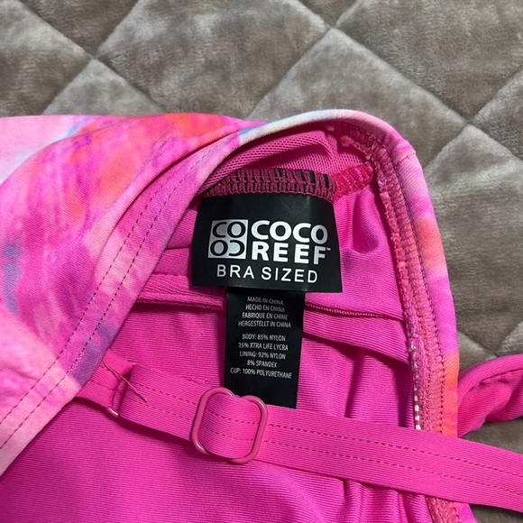 Coco Reef Pink Tank Top Swim Camisole - Picture 3 of 3